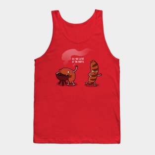 Funny Grilling BBQ Cartoon Summer Outdoor Tank Top